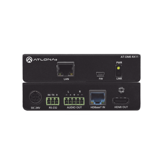 Receptor HDBaseT para HDMI con Audio