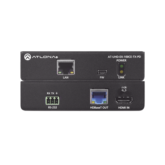 Transmisor HDBaseT 4K/UHD HDMI con alimentación remota de más de 100 M con Ethernet, control y PoE