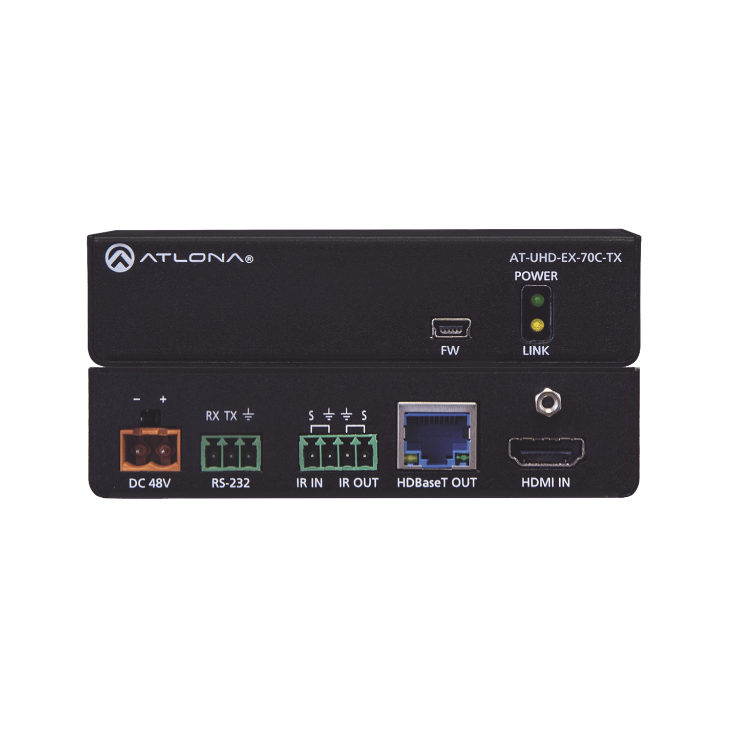 Transmisor 4K/UHD HDMI sobre HDBaseT con control y PoE