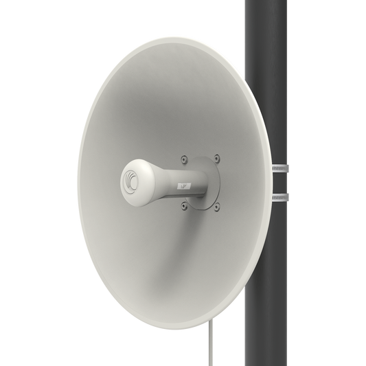 ePMP Force 300-25L para zonas con alta interferencia, hasta 400+ Mbps, 4910 - 6200 MHz, 802.11 AC Wave2, Antena de 25 dBi, latencia baja