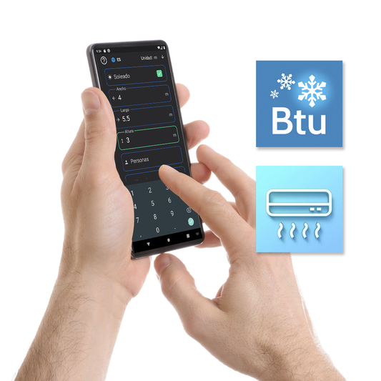 Calculador de capacidad de enfriamiento BTU Aufit