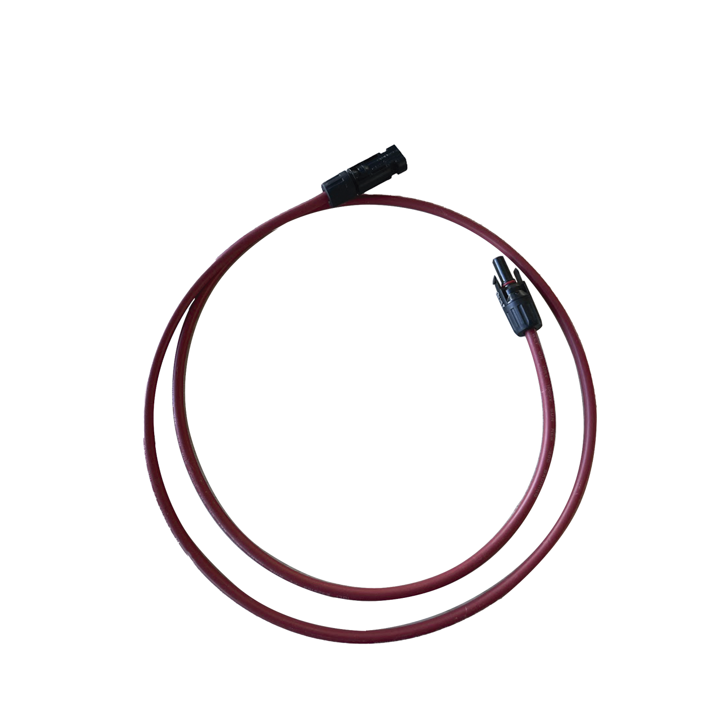Cable Fotovoltaico, 1 m, Rojo, Calibre 10 AWG con Terminal MC4-M en ambos extremos