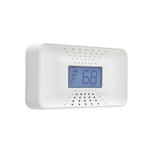 Alarma de monóxido de carbono (CO) con batería de 10 años y display digital de temperatura