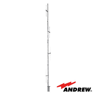 Antena Base VHF, de 4 Dipolos, Rango de Frecuencia 150-160 MHz.