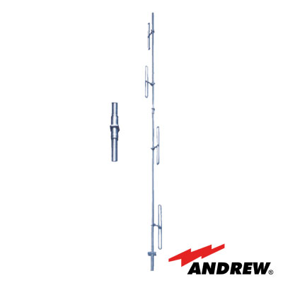 Antena Base VHF, de 4 Dipolos, Rango de Frecuencia 150-160 MHz.