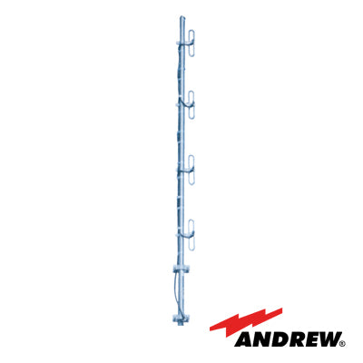 Antena base de 4 dipolos, rango de frecuencia 450 - 470 MHz, alta ganancia