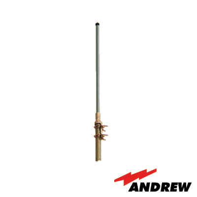 Antena Base de Fibra de Vidrio 806 - 869 MHz, ligera y de bajo perfil.