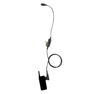 Micrófono de 1 cable serie LOC para Hytera PD770, PD782, PD706, PD786 puro cable con conector para radio, Requiere auricular de la Serie LOC.