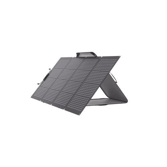 Módulo Solar Portátil y Flexible de 220W Recomendado para Estaciones Portátiles EFD330, EFD350 ó EFD500 / Ajuste de Ángulo / Carga Eficiente / Incluye Cable XT60 a MC4