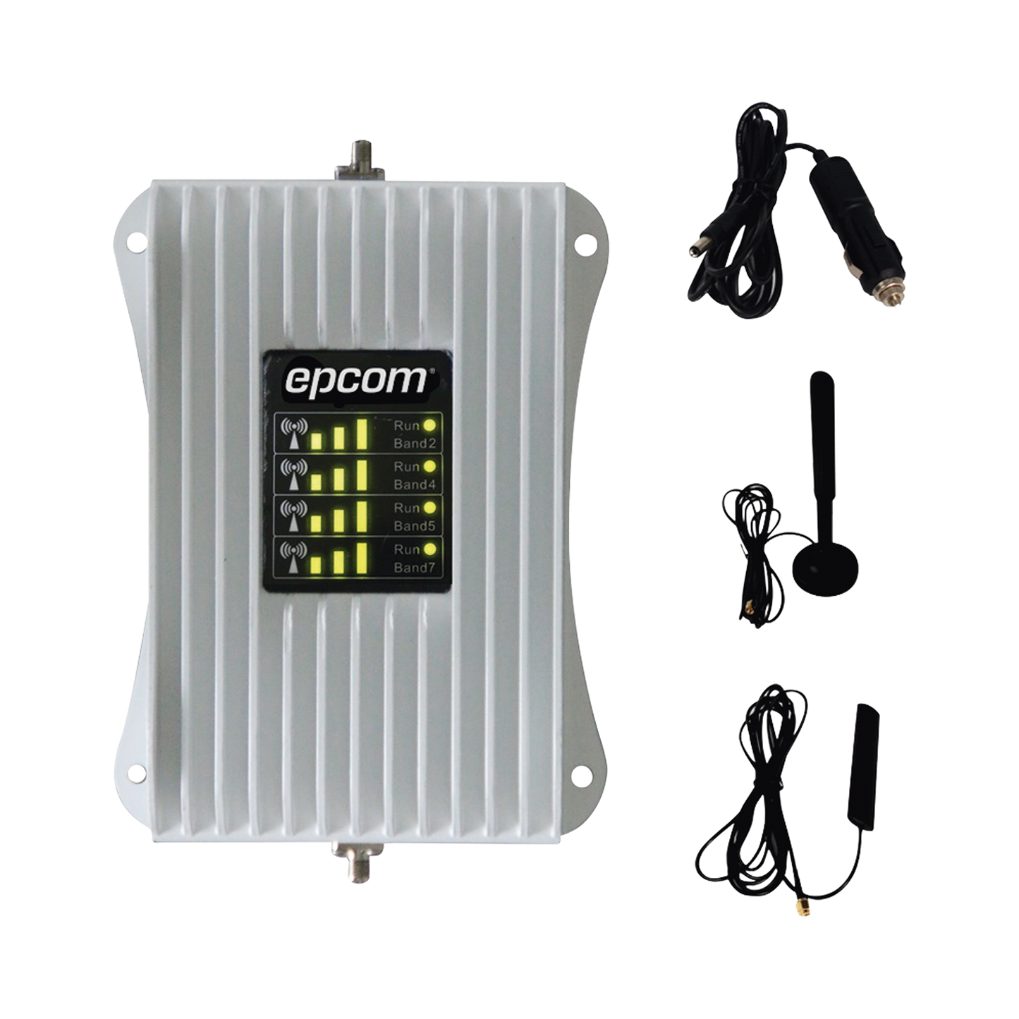 KIT de Amplificador de Señal Celular Para Vehículo/ Soporta y Mejora la Señal Celular 4.5G, 4G LTE/ Múltiples Operadores, usuarios y dispositivos/ Ideal para Vehículo tipo Camioneta, Pick up o Sedán.