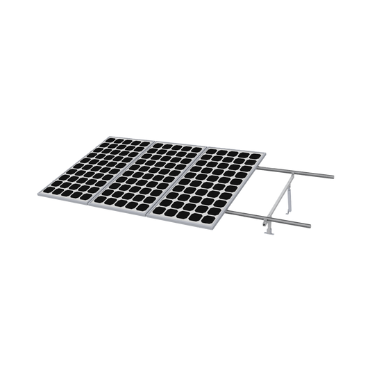 Montaje para Panel Solar, Riel "5" de 4400mm para Módulos con Espesor de 35mm, Velocidad de Viento Máx. 190km/h