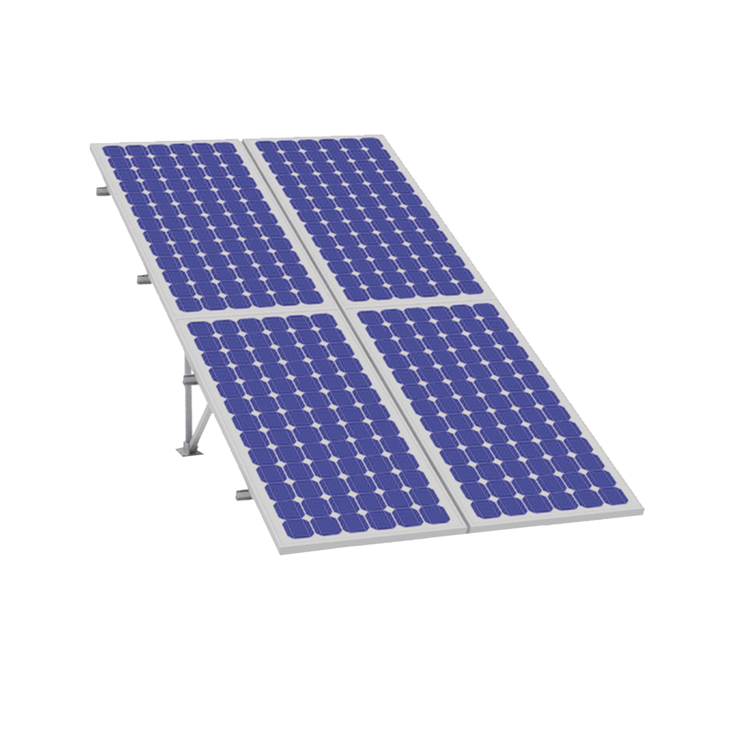 Montaje para Panel Solar, Riel "7" de 2100mm para Módulos con Espesor de 40mm, Velocidad de Viento Máx. 151km/h