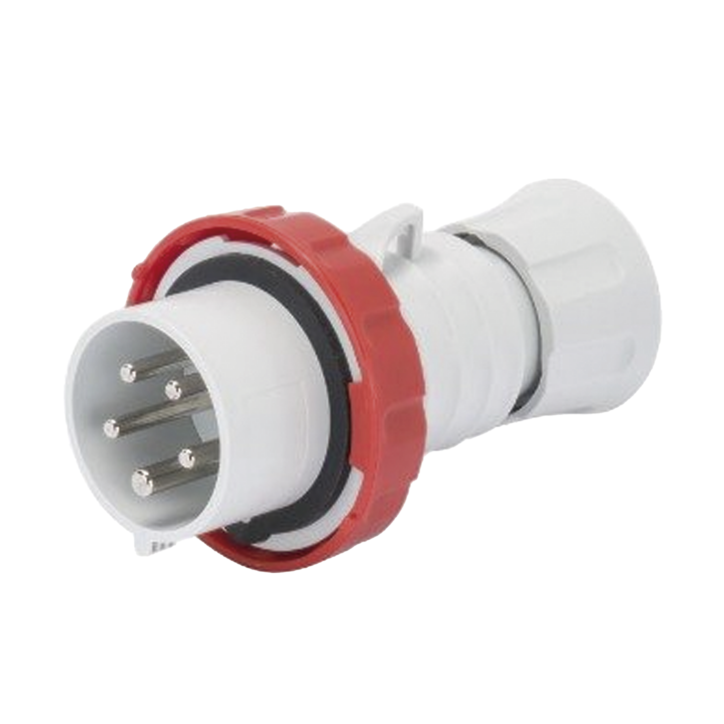 CLAVIJA MÓVIL RECTA HP - IP66/IP67/IP68/IP69 - 3P+N+T 16A 380-415V 50/60HZ - ROJO - 6H - CONEXIONADO DE TORNILLO