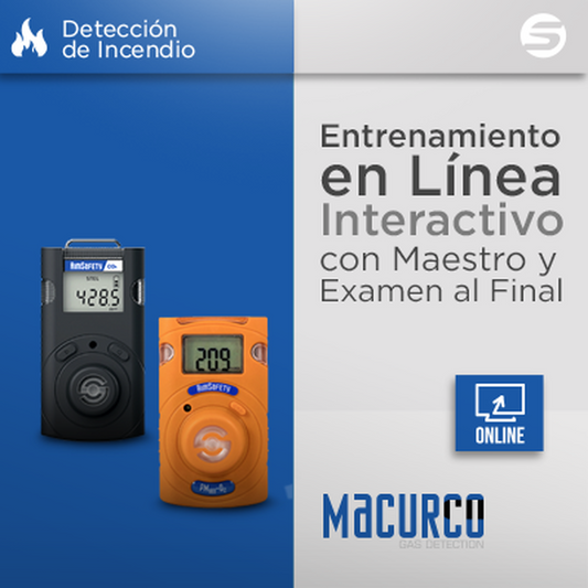 Curso  Virtual Técnico - Comercial Macurco en Detección de Gases