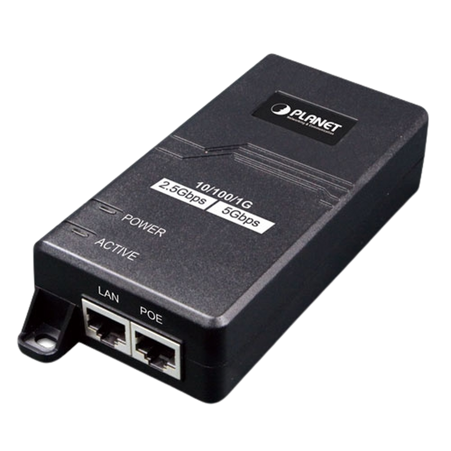 Inyector PoE 802.3 af/at, Hasta 30 W, con Puertos de 10/100/1000Mbps/ 2.5 Gbps/5 Gbps