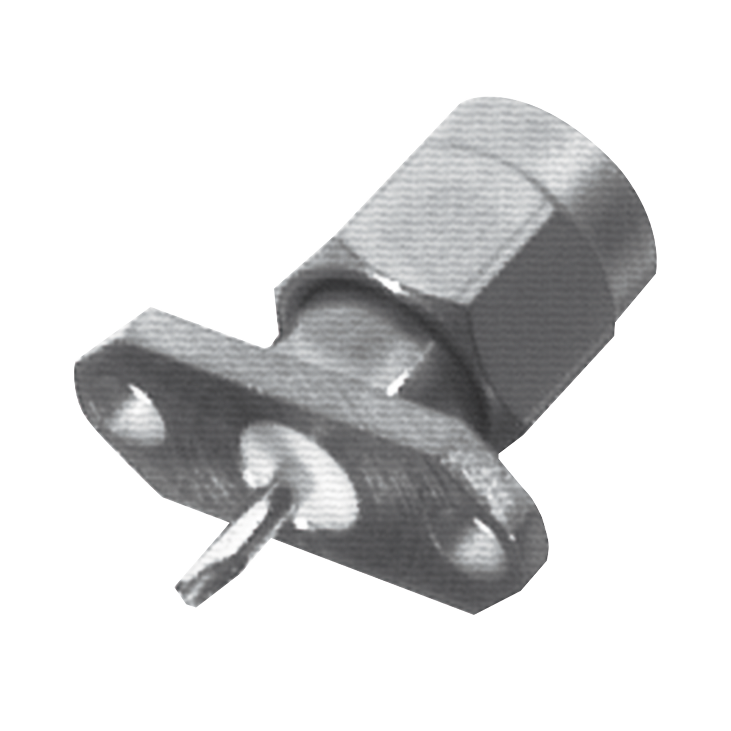 Conector SMA Macho de 2 Perforaciones, Montaje en Panel con Terminal Soldable, Níquel/ Oro/ Teflón.?