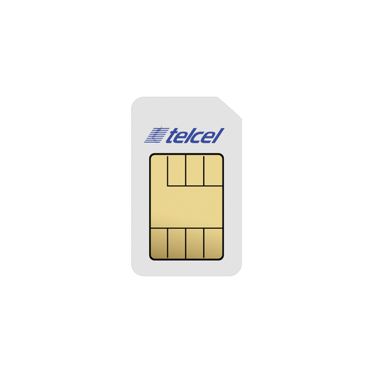 SIM SYSCOM 1GB mensual para dispositivos móviles 3G/4G (Telcel) 1 año de servicio (solo datos)