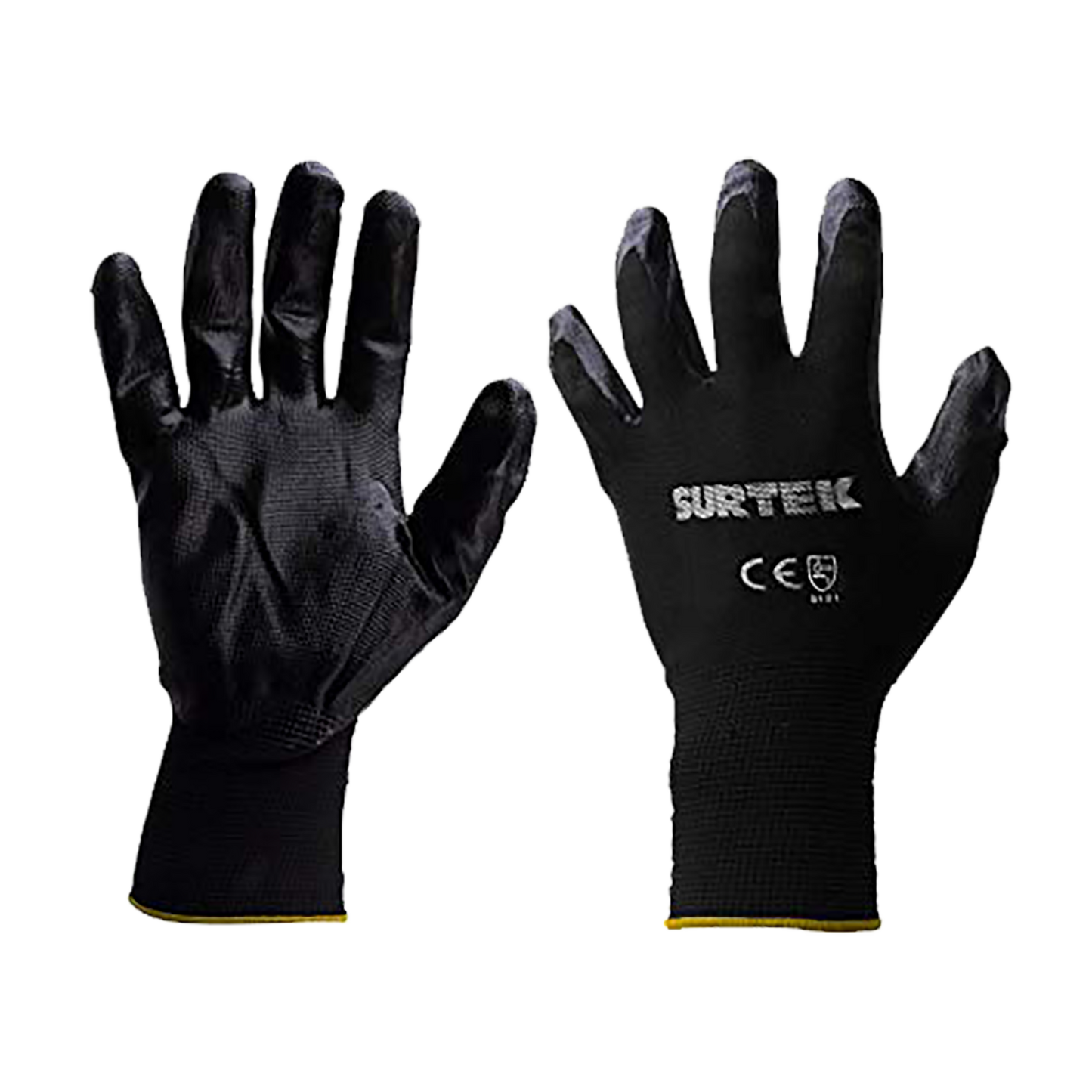 Guantes de Nylon con recubrimiento de nitrilo talla grande