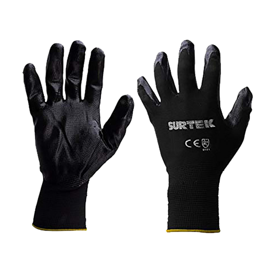 Guantes de Nylon con recubrimiento de nitrilo talla grande