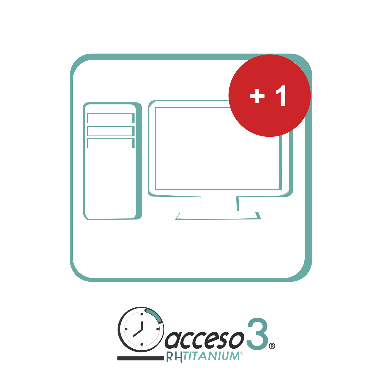 [BAJO PEDIDO] Expansión (Activacion adicional) para Software de Tiempo & Asistencia compatible con SISTEMAS DE NOMINA / Acceso3 - TITANIUM
