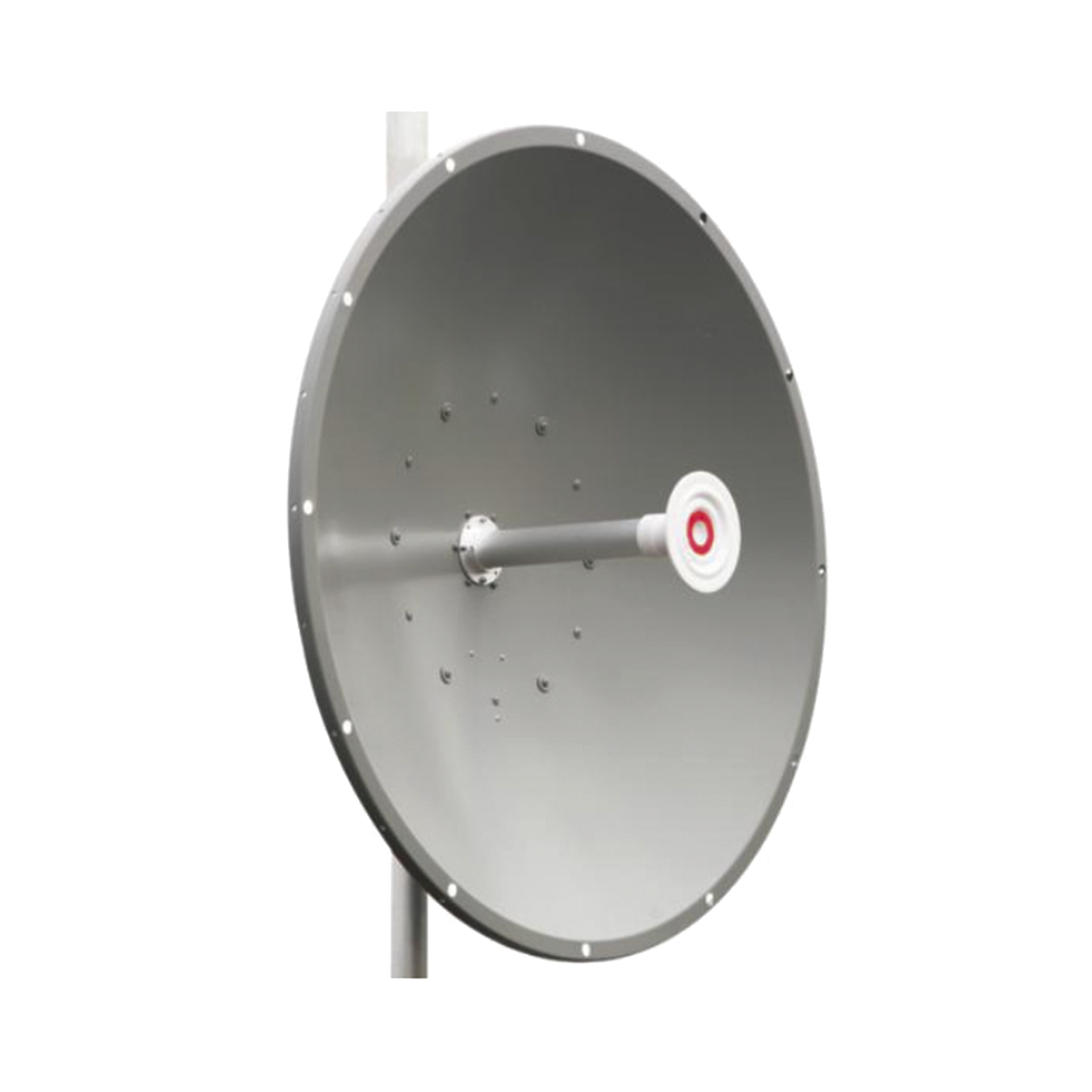 Antena direccional de 3 ft, 5.1 a 7.1 GHz, Ganancia 34 dBi, Conectores RP-SMA, Polarización doble, incluye montaje para torre o mástil