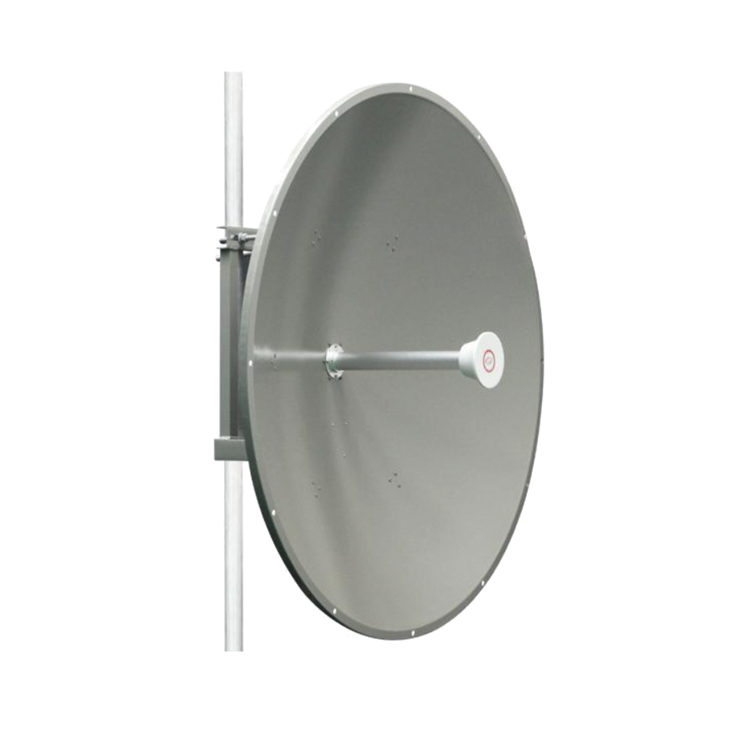 Antena direccional de 4 ft, 5.1 a 7.1 GHz, Ganancia 36 dBi, Conectores SMA, Polarización doble, incluye montaje para torre o mástil