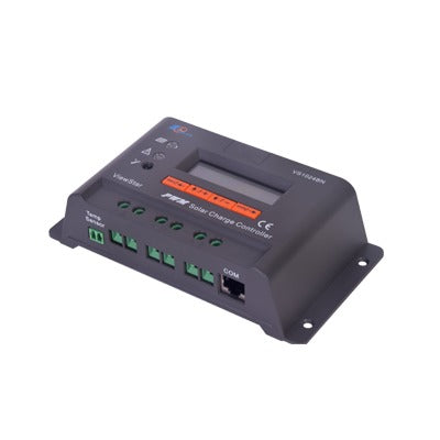 Controlador Solar de Carga y Descarga PWM 12/24V 10A con Display, Parámetros Configurables