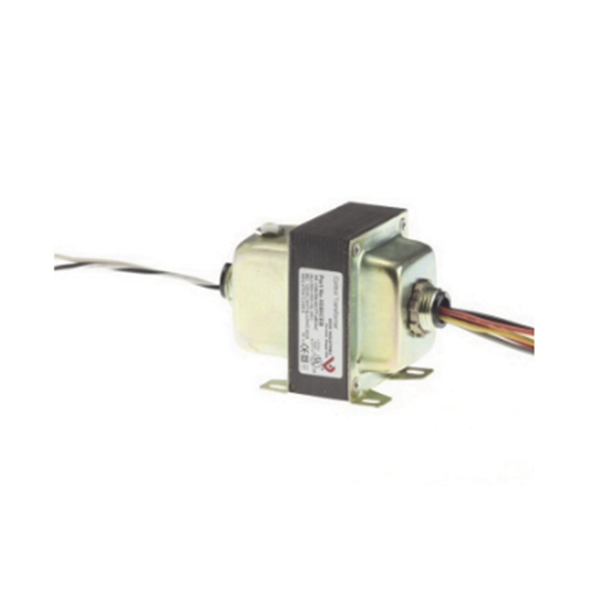 Transformador de corriente  120/240/277/480 VAC a 24 VAC, con fusible. 75VA